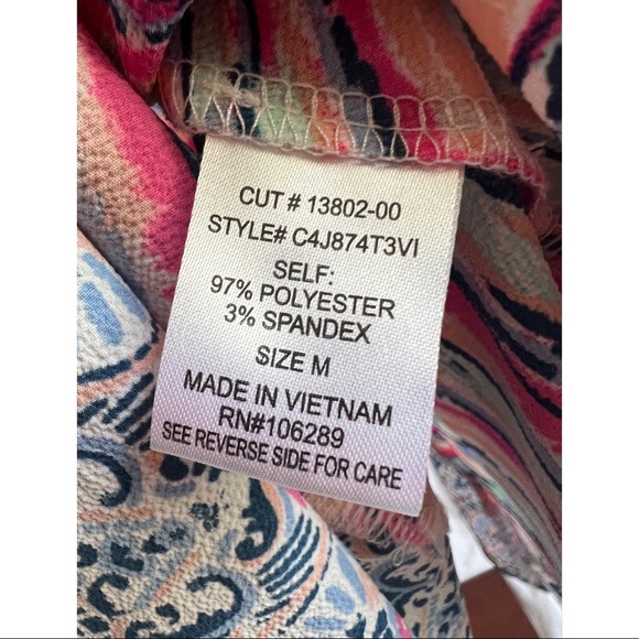 Colorful Summer Sleeveless Striped/Chevron Dress - Picture 6 of 6